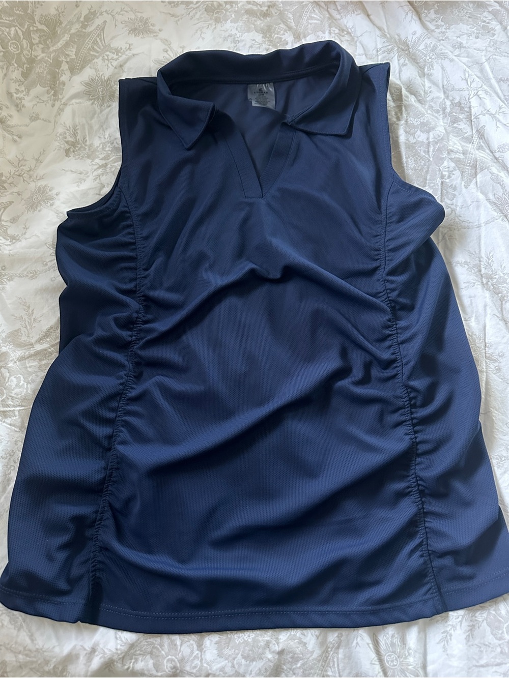 Kyodan Navy Sleeveless Polo Tank Top